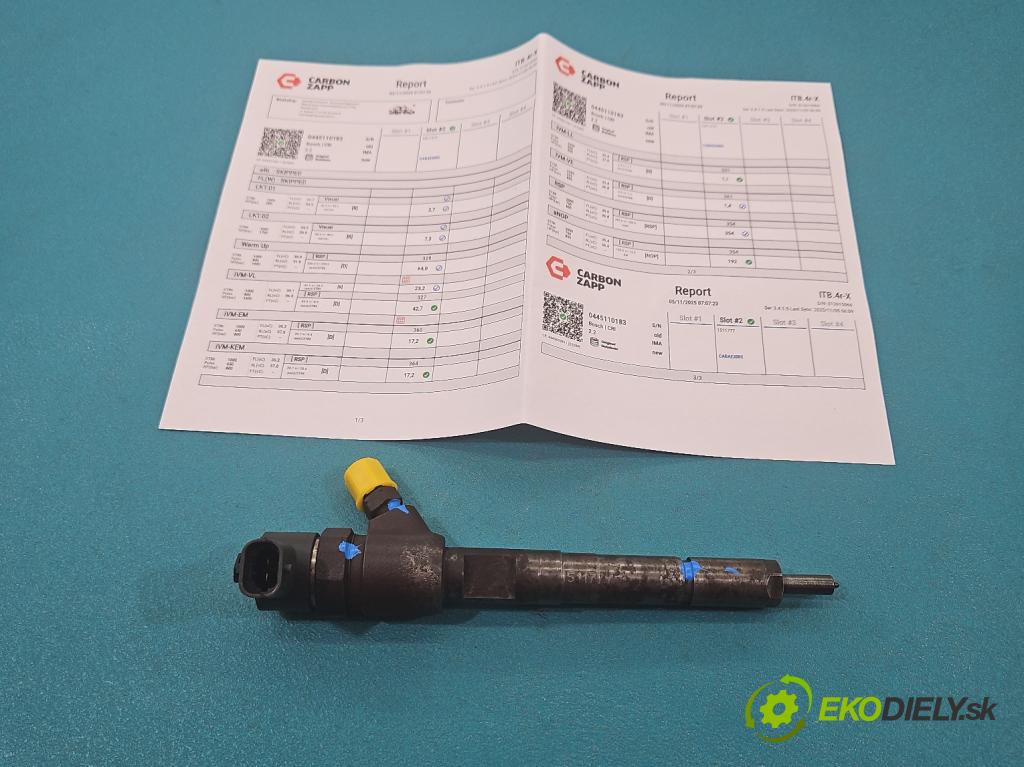 Opel Corsa D 2006-2014 1.3 cdti 75 HP manual 55 kW 1248 cm3 5- vstrek 0445110183 (Vstrekovač paliva)