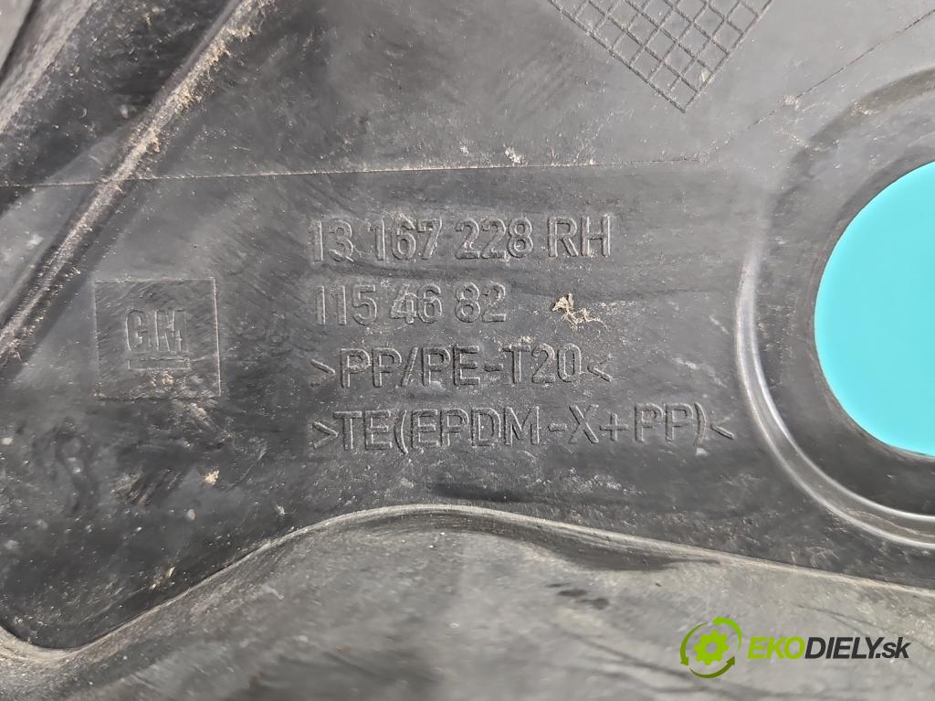 Opel Zafira B 2005-2014 1.9 cdti 120 HP manual 88 kW 1910 cm3 5- torpédo 13167228 (Torpédo (plast pod čelným sklom))