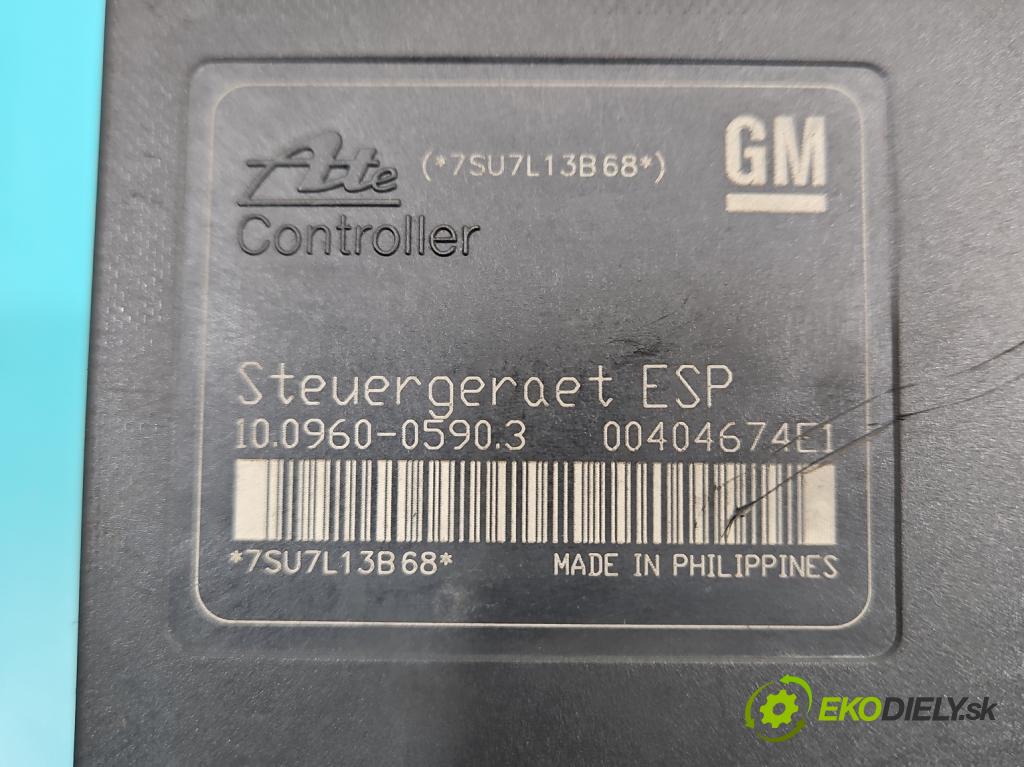 Opel Zafira B 2005-2014 1.9 cdti 120 hp manual 88 kW 1910 cm3 5- čerpadlo abs 13244860 (Pumpa ABS)