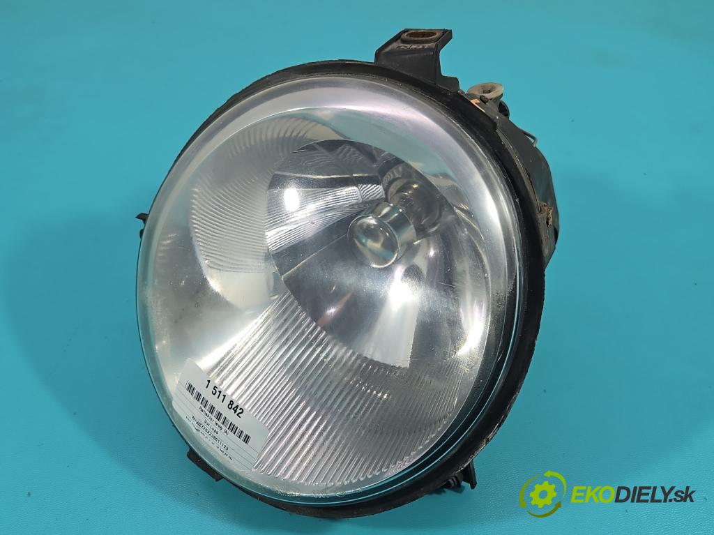 Vw Lupo 1.4 mpi 60 HP manual 44 kW 1390 cm3 3- Reflektor: ľavý 6X1941751J (Kľučka dverí ostatné)