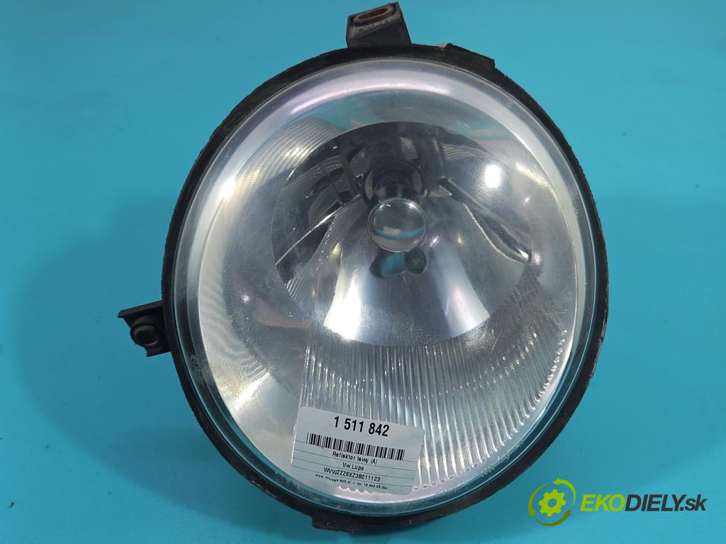 Vw Lupo 1.4 mpi 60 HP manual 44 kW 1390 cm3 3- Reflektor: ľavý 6X1941751J (Kľučka dverí ostatné)