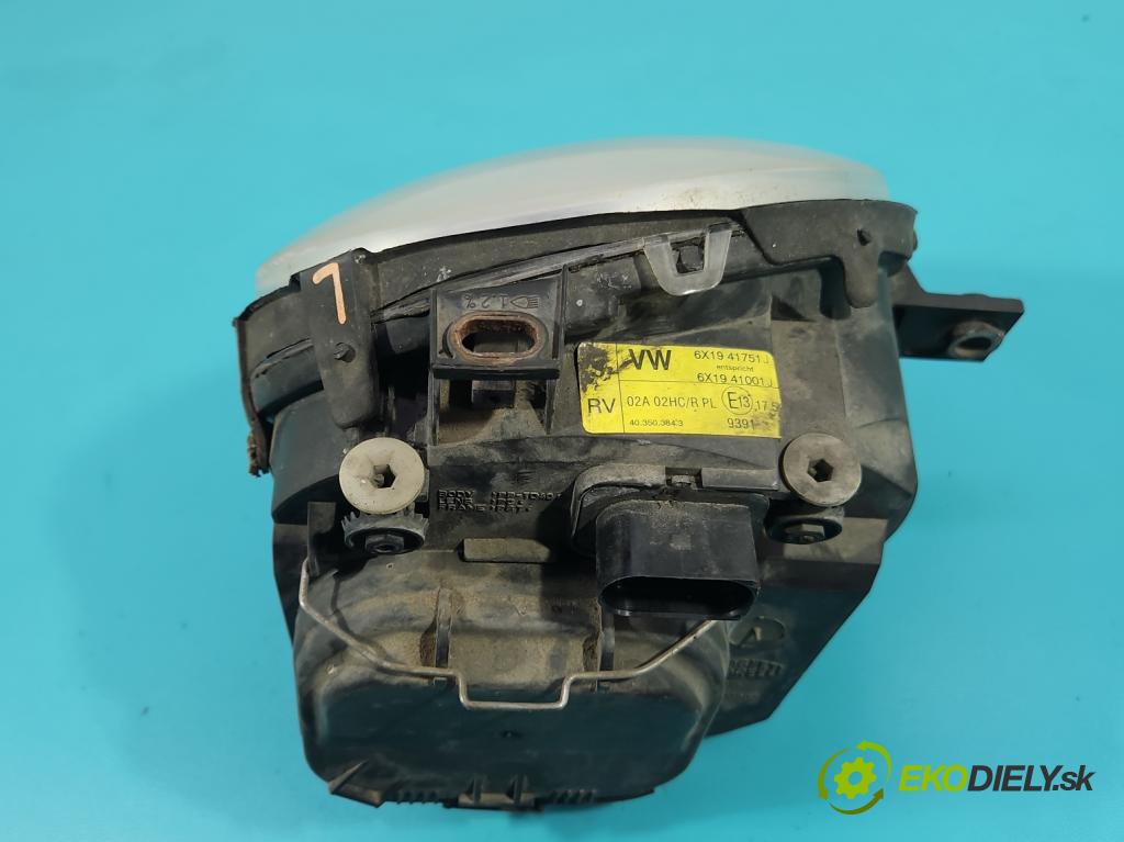 Vw Lupo 1.4 mpi 60 HP manual 44 kW 1390 cm3 3- Reflektor: ľavý 6X1941751J (Kľučka dverí ostatné)