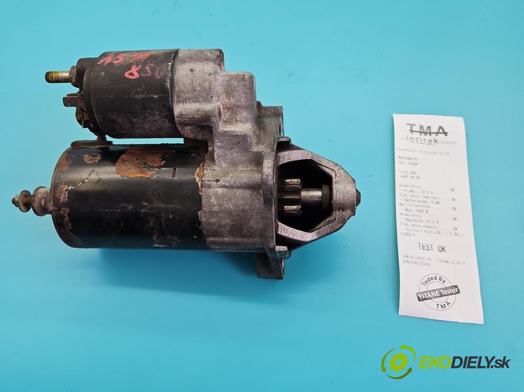 Audi A4 B5 1994-2001 1.8 20V 125 HP manual 92 kW 1781 cm3 4- štartér  (Štartér)