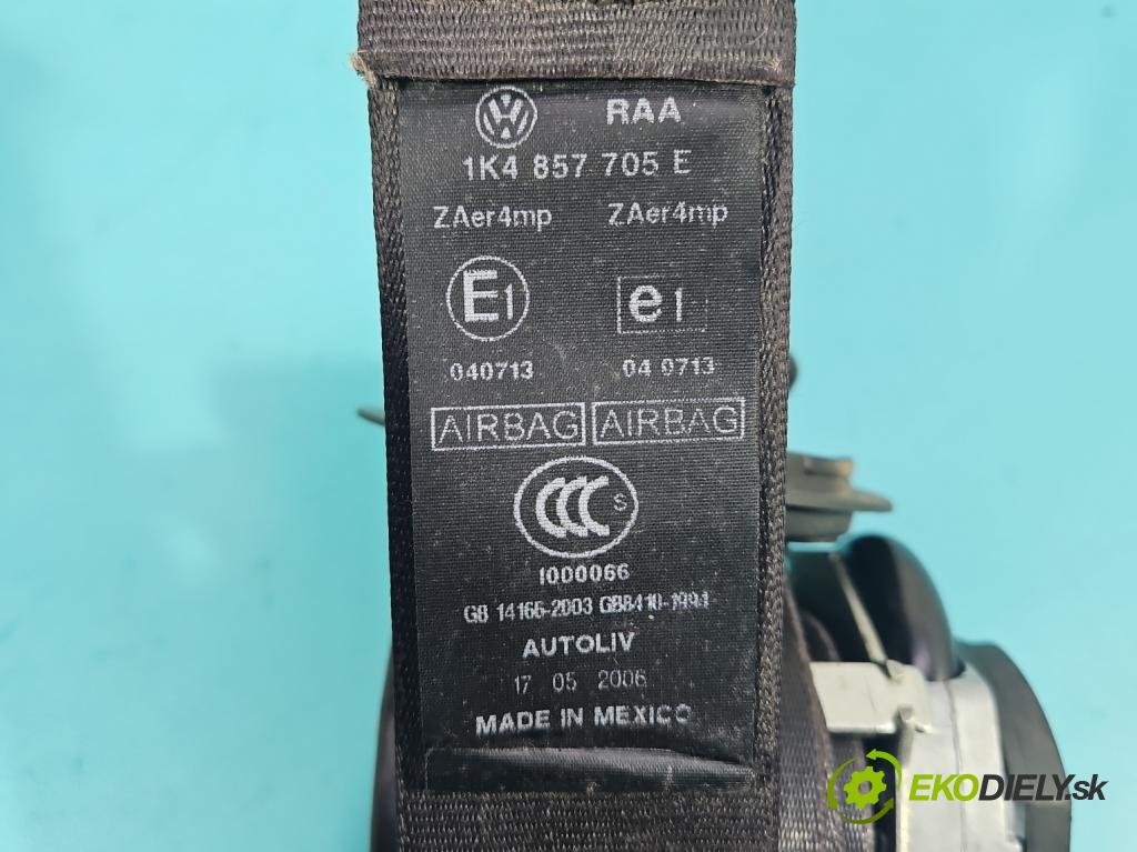 Vw Jetta V 2005-2010 1.9 tdi 105 HP manual 77 kW 1896 cm3 4- pas bezpečnosť: predné ľavý 1K4857705E