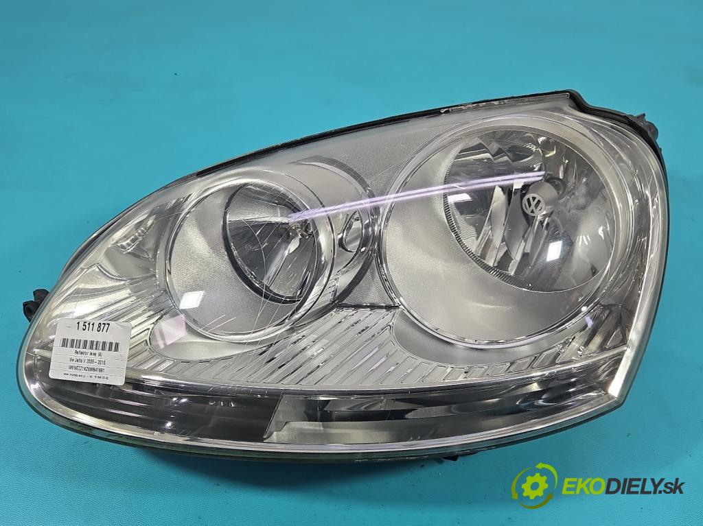 Vw Jetta V 2005-2010 1.9 tdi 105 HP manual 77 kW 1896 cm3 4- Reflektor: ľavý  (Kľučka dverí ostatné)