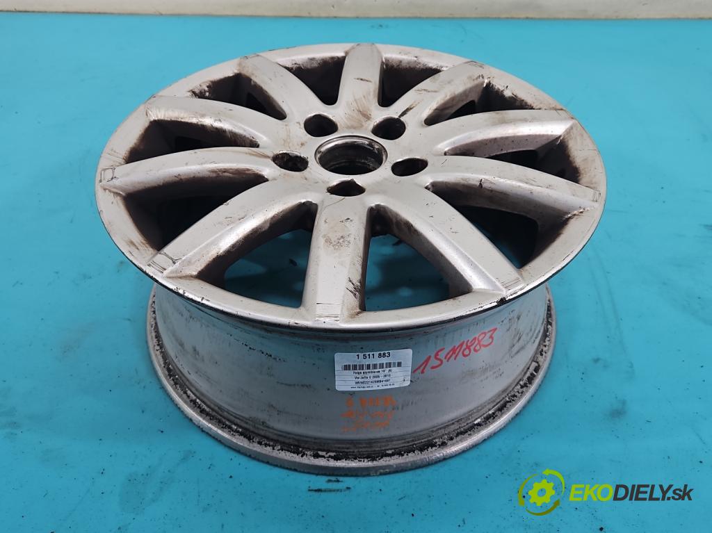 Vw Jetta V 2005-2010 1.9 tdi 105 hp manual 77 kW 1896 cm3 4- Felga hliník: 16