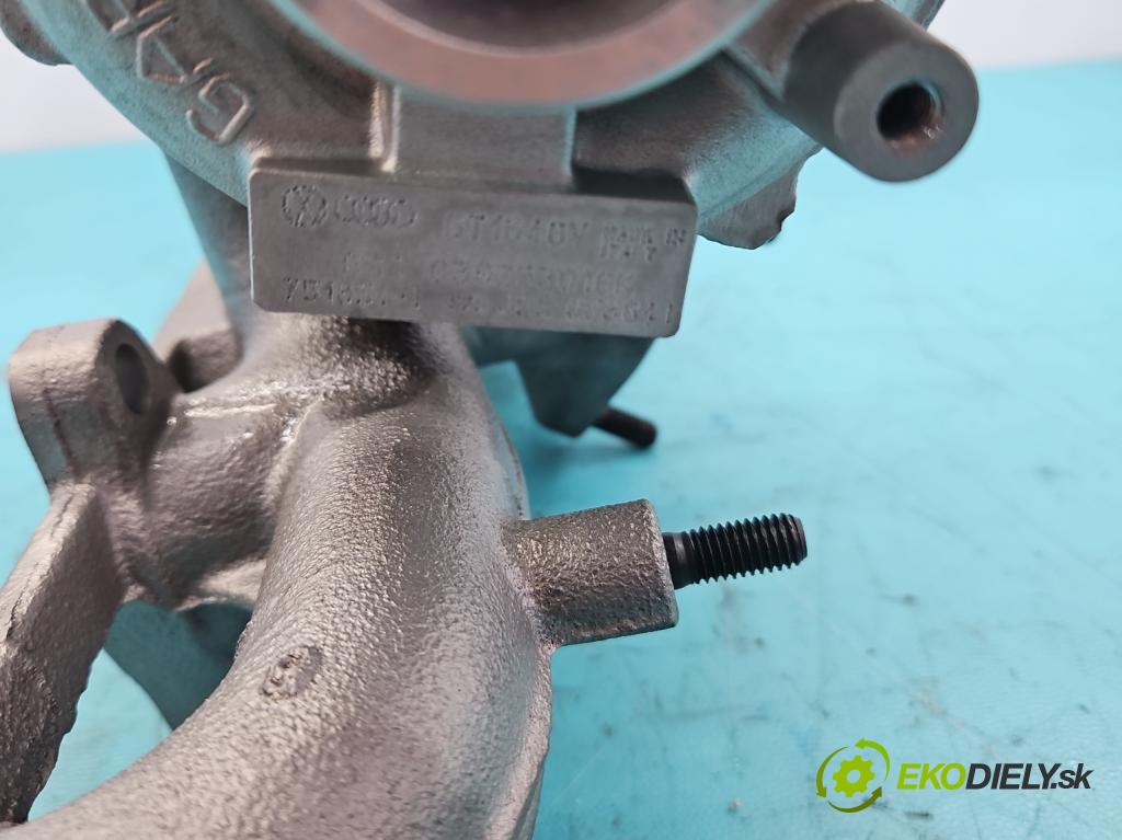 Vw Jetta V 2005-2010 1.9 tdi 105 HP manual 77 kW 1896 cm3 4- turbodúchadlo, turbo repasovaná 751851-1