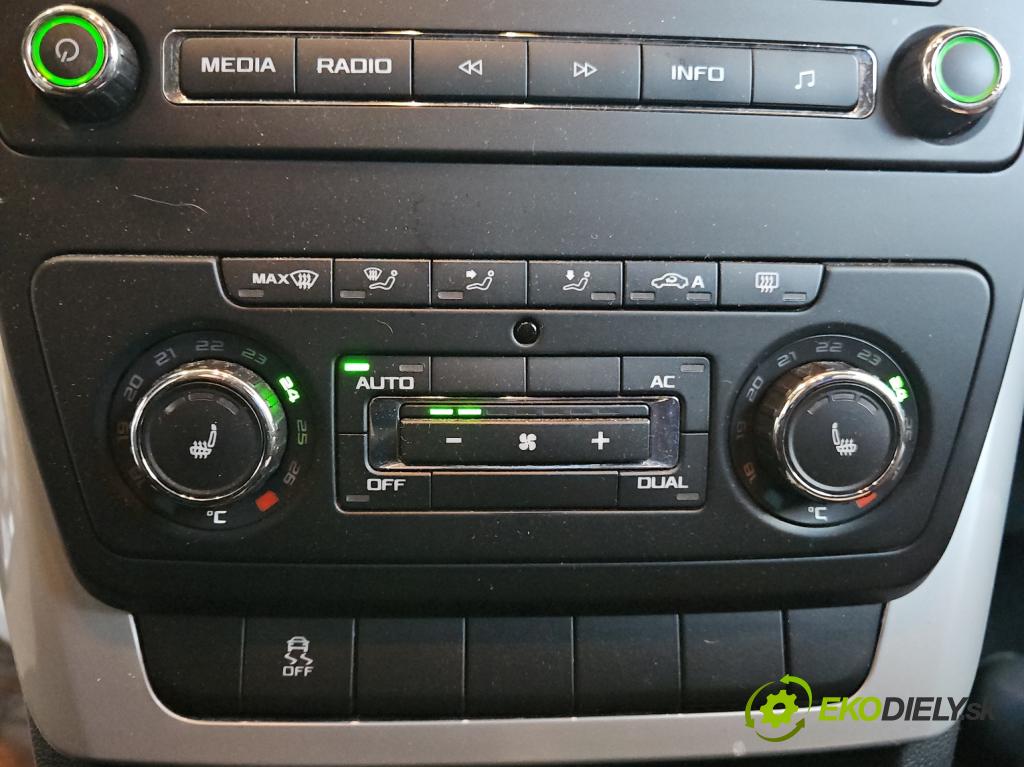 Skoda Yeti 2009-2017 1.2 TSI 105 hp manual 77 kW 1197 cm3 5- palubní deska panel topení 3T0907044BL