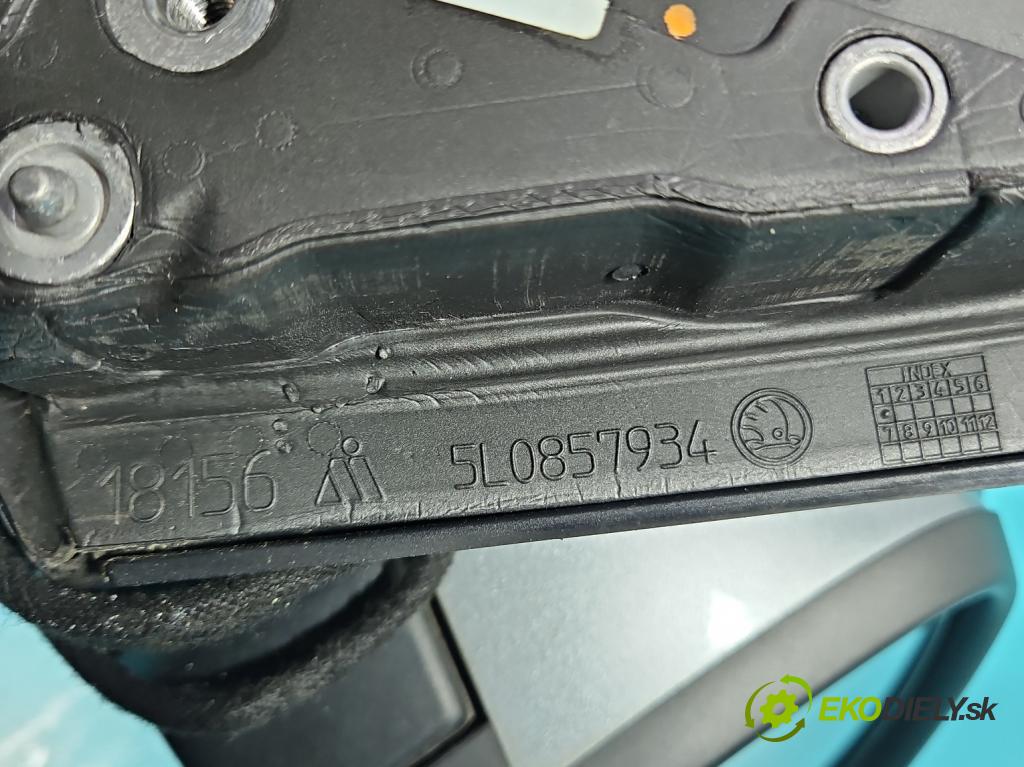 Skoda Yeti 2009-2017 1.2 TSI 105 hp manual 77 kW 1197 cm3 5- zpětné zrcátko pravé 5L0857934 (Klika dveří ostatní)