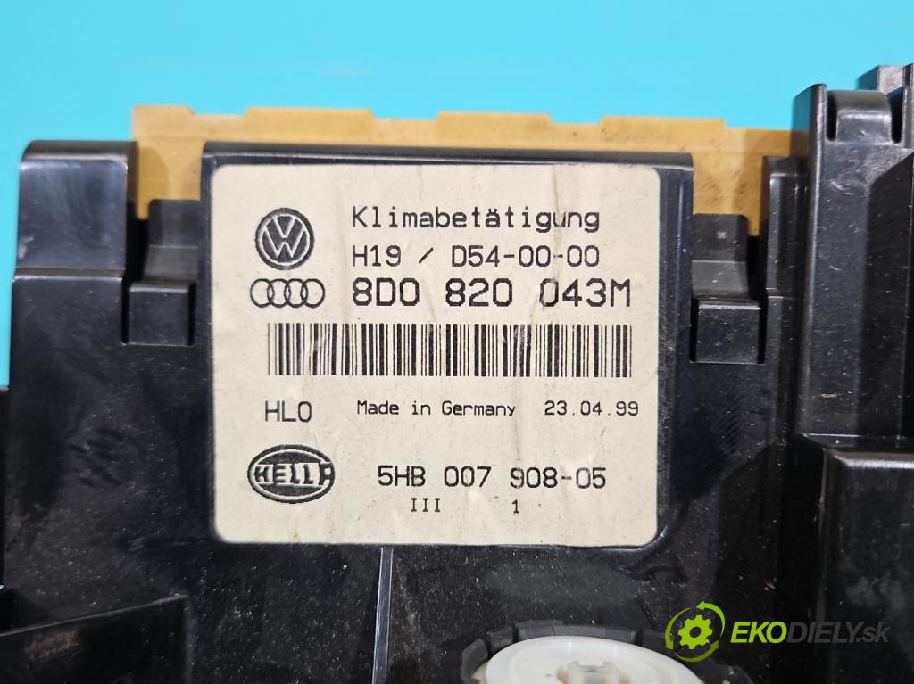 Audi A4 B5 1994-2001 2.5 tdi 150 hp manual 110 kW 2496 cm3 4- palubní deska panel topení 8D0820043M