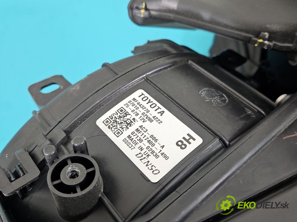 Toyota Auris II 2012-2018 1.6 16V 132 hp manual 97 kW 1598 cm3 5- radiátor 87010-02V80 (Radiátor topení)