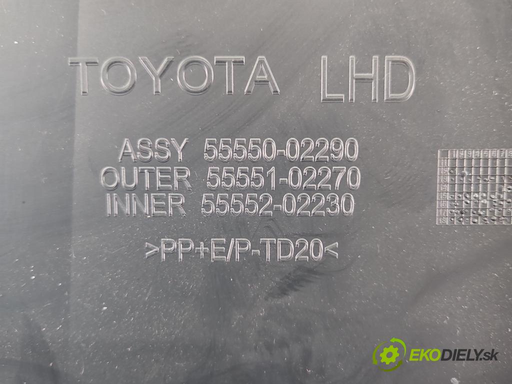 Toyota Auris II 2012-2018 1.6 16V 132 hp manual 97 kW 1598 cm3 5- kastlík 55550-02290