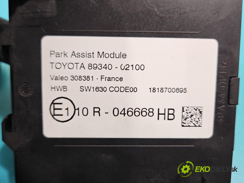 Toyota Auris II 2012-2018 1.6 16V 132  HP manual 97 kW 1598 cm3 5- riadiaca jednotka ostatné 89340-02100