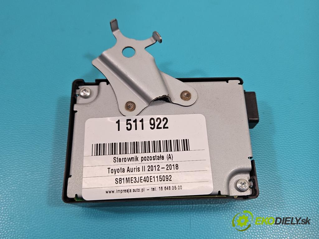 Toyota Auris II 2012-2018 1.6 16V 132  HP manual 97 kW 1598 cm3 5- riadiaca jednotka ostatné 89760-02132