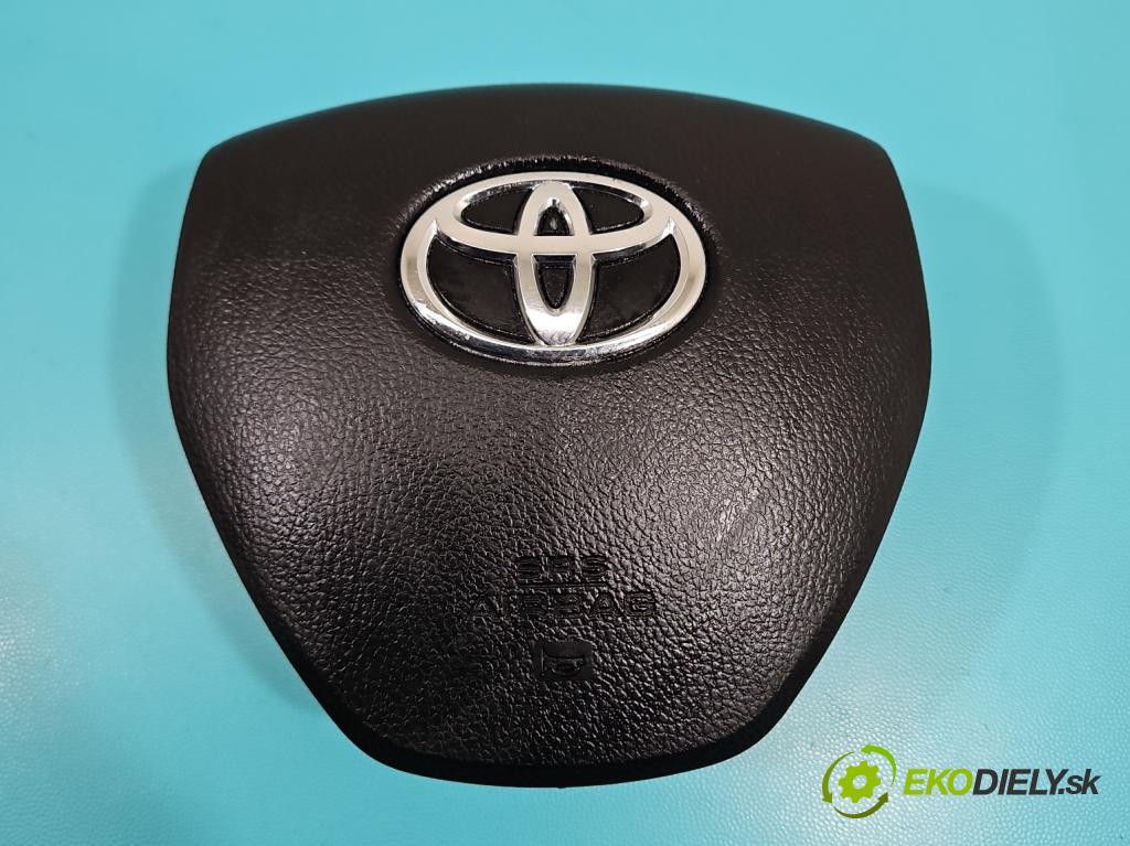 Toyota Auris II 2012-2018 1.6 16V 132  HP manual 97 kW 1598 cm3 5- airbag vzduch: Řidiči: 45130-02450-C1 (Airbag)