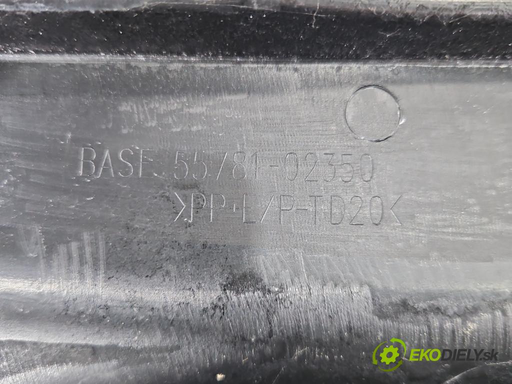 Toyota Auris II 2012-2018 1.6 16V 132  HP manual 97 kW 1598 cm3 5- torpédo 55708-02470 (Torpédo (plast pod čelným sklom))