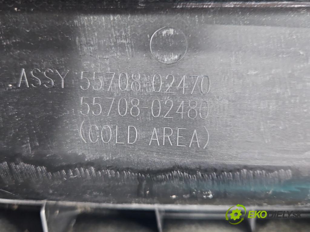 Toyota Auris II 2012-2018 1.6 16V 132  HP manual 97 kW 1598 cm3 5- torpédo 55708-02470 (Torpédo (plast pod čelným sklom))