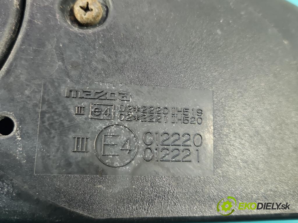 Mazda 3 I BK 2003-2009 1.6 citd 109 HP manual 80 kW 1560 cm3 5- zrkadlo ľavé  (Kľučka dverí ostatné)