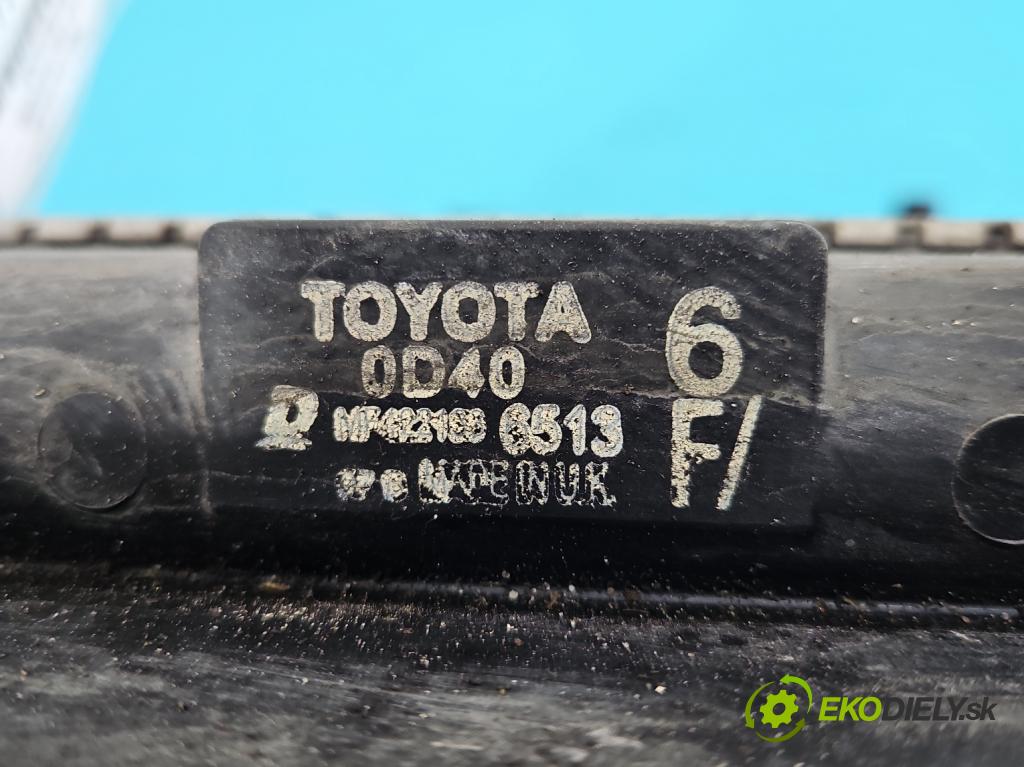 Toyota Auris II 2012-2018 1.6 16V 132 hp manual 97 kW 1598 cm3 5- Chladič vody MF422133-6513 (Vodní chladič)