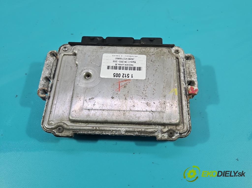 Mazda 3 I BK 2003-2009 1.6 citd 109 HP manual 80 kW 1560 cm3 5- riadiaca jednotka motora 0281012530