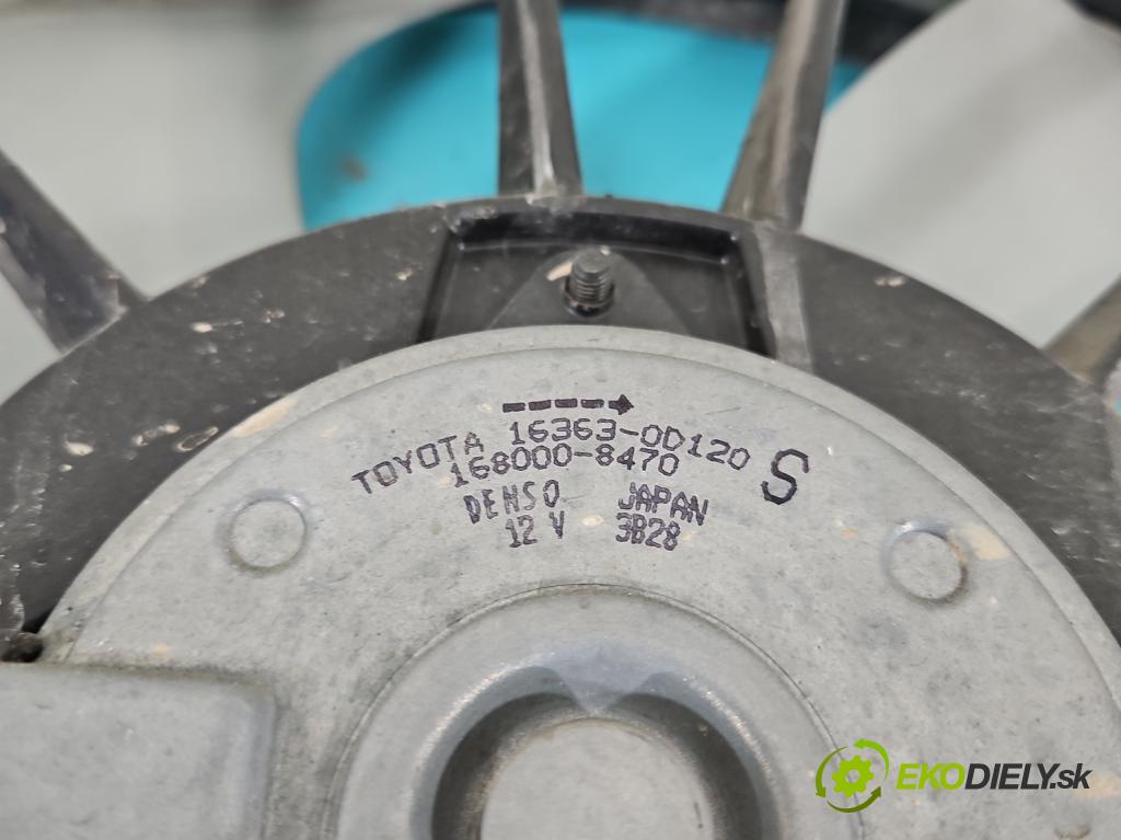 Toyota Auris II 2012-2018 1.6 16V 132 hp manual 97 kW 1598 cm3 5- ventilátor chladič MF422750-7620