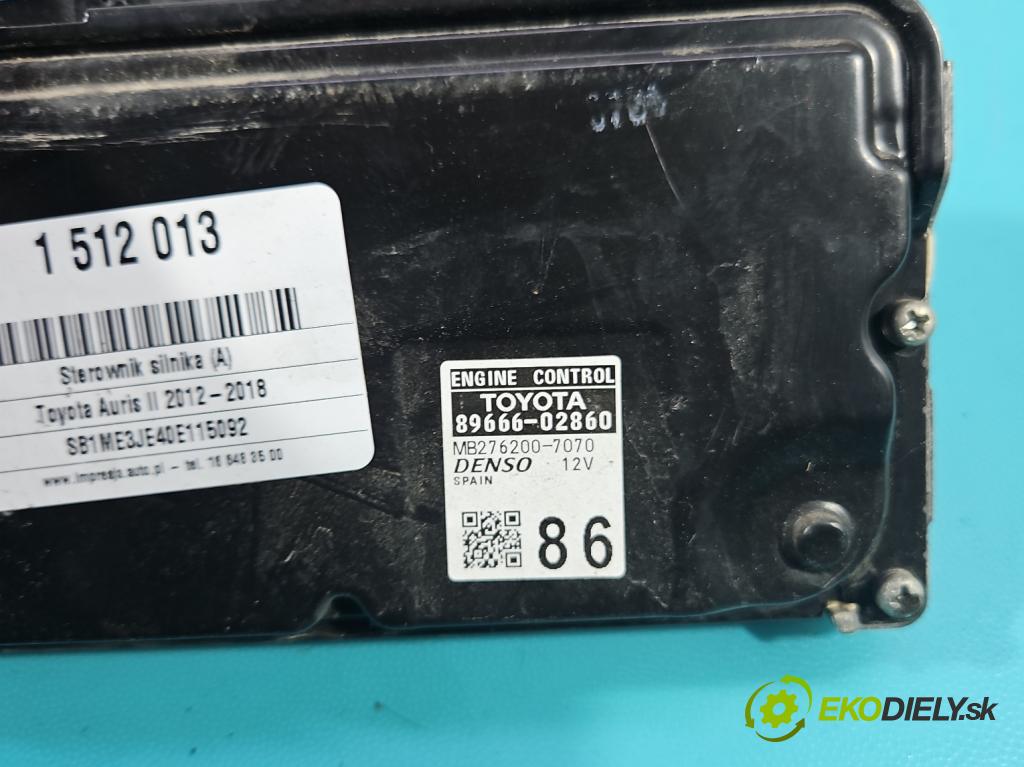 Toyota Auris II 2012-2018 1.6 16V 132  HP manual 97 kW 1598 cm3 5- riadiaca jednotka motora 89666-02860