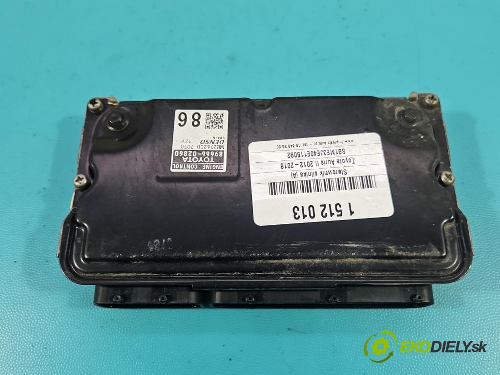 Toyota Auris II 2012-2018 1.6 16V 132  HP manual 97 kW 1598 cm3 5- riadiaca jednotka motora 89666-02860
