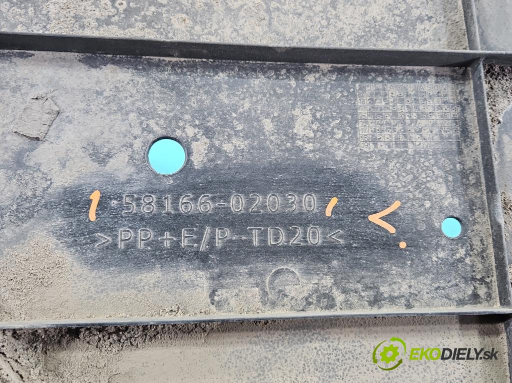 Toyota Auris II 2012-2018 1.6 16V 132 hp manual 97 kW 1598 cm3 5- kryt plastová 58166-02030