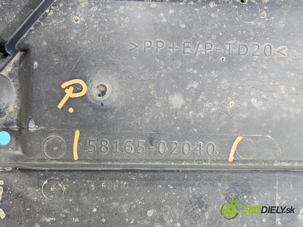 Toyota Auris II 2012-2018 1.6 16V 132 hp manual 97 kW 1598 cm3 5- kryt plastová 58165-02040