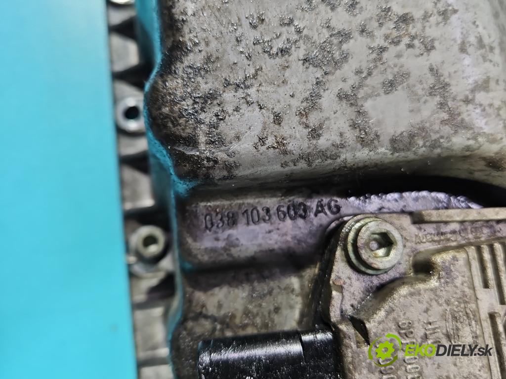 Vw Jetta V 2005-2010 1.9 tdi 105 HP manual 77 kW 1896 cm3 4- vaňa olejová 038103603AG (Olejová vaňa)