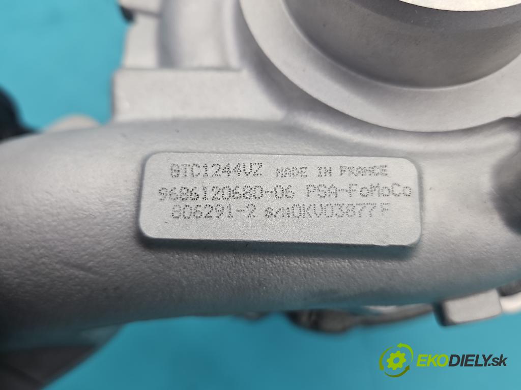Peugeot 508 I 2010-2018 1.6 hdi 111KM manual 82 kW 1560 cm3 4- Turbodmychadlo repasováno 806291-2