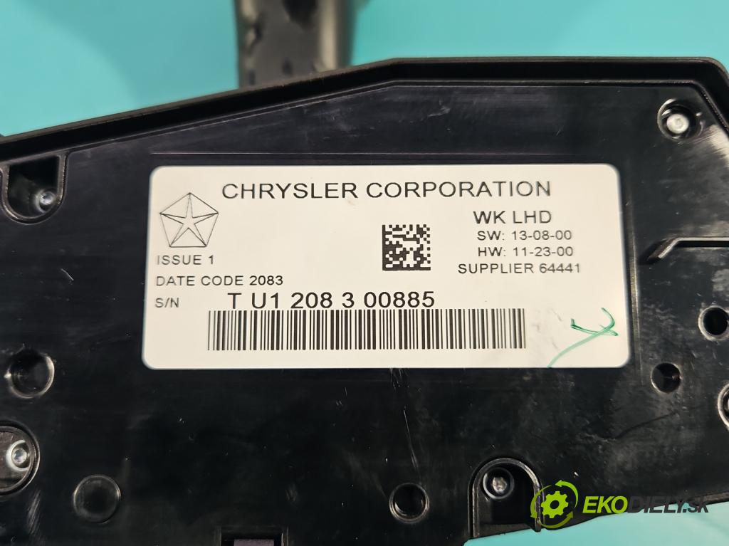 Jeep Grand Cherokee WK2 IV 2010-2021 3.0 CRD 250 HP automatic 184 kW 2987 cm3 5- Páka: Změny: stupeň,rýchlosť 68166105AE (Rýchlostná páka (kulisa))