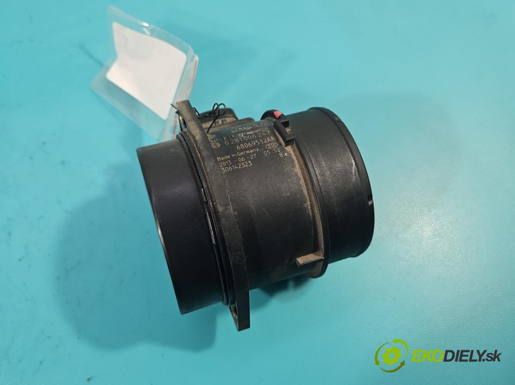 Jeep Grand Cherokee WK2 IV 2010-2021 3.0 CRD 250 HP automatic 184 kW 2987 cm3 5- průtokoměr: 0281006247 (Váha vzduchu)