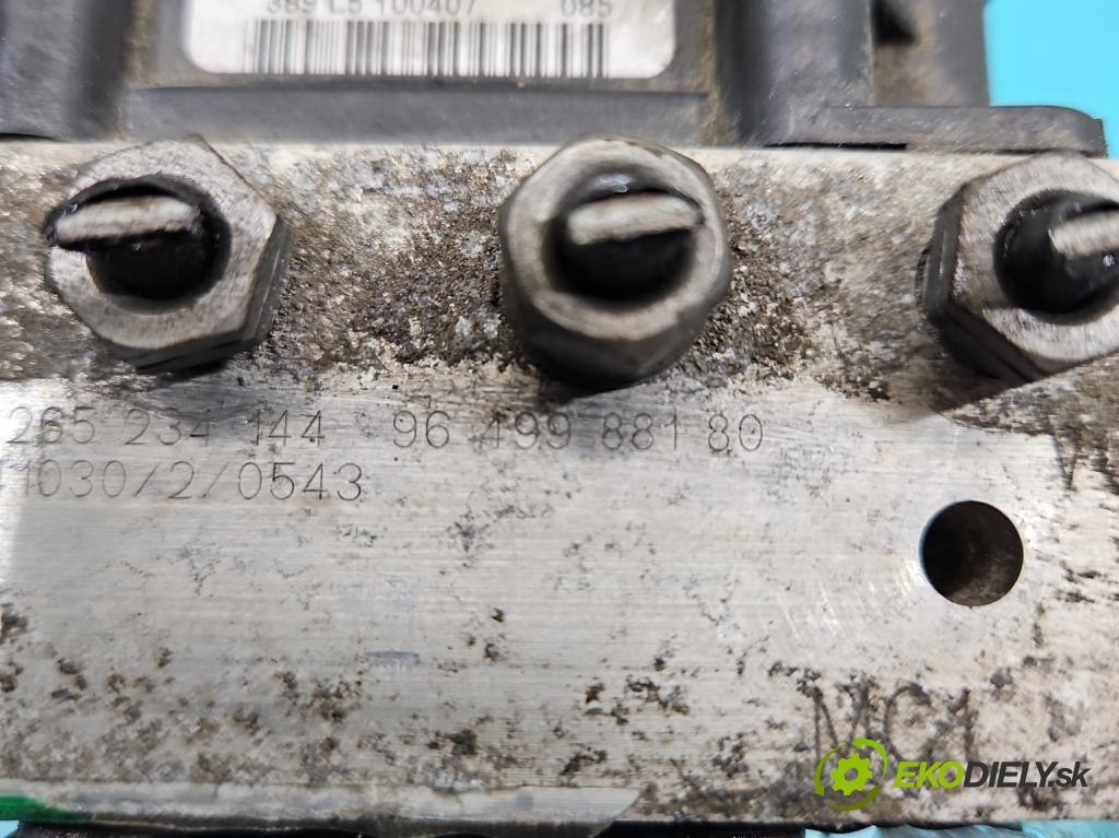 Citroen C4 I 2004-2011 1.6 16v 109 HP manual 80 kW 1587 cm3 5- čerpadlo abs 0265234144 (Pumpa ABS)