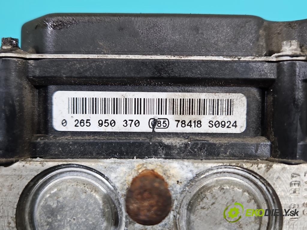 Citroen C4 I 2004-2011 1.6 16v 109 HP manual 80 kW 1587 cm3 5- čerpadlo abs 0265234144 (Pumpa ABS)