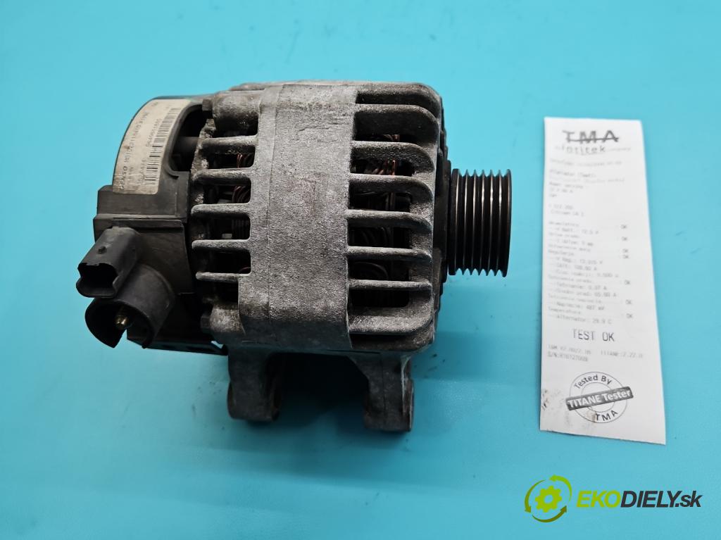 Citroen C4 I 2004-2011 1.6 16v 109 HP manual 80 kW 1587 cm3 5- Alternator 9649611880 (Alternátor)