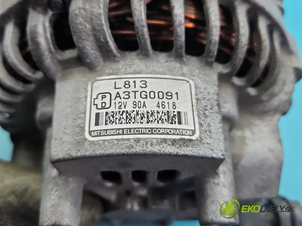 Mazda 6 I GG 2002-2007 1.8 16V 120 HP manual 88 kW 1798 cm3 5- Alternator A3TG0091 (Alternátor)