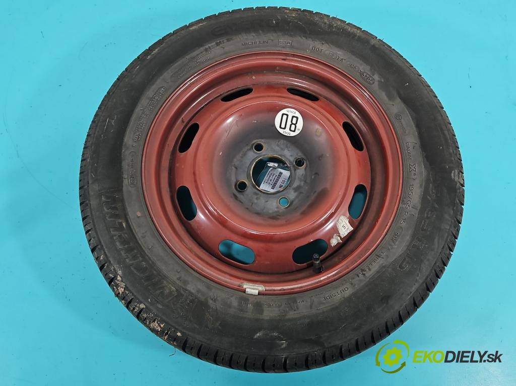 Citroen C4 I 2004-2011 1.6 16v 109 HP manual 80 kW 1587 cm3 5- koleso rezervne 15