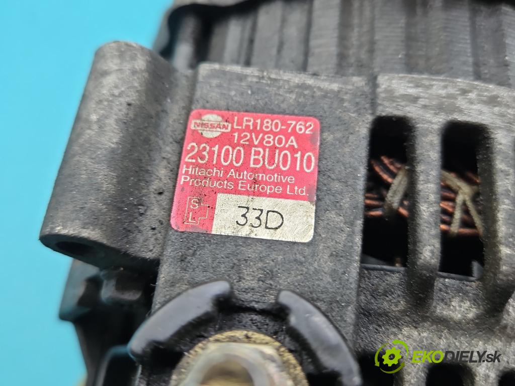 Nissan Primera P11 1996-2002 1.8 16V 114 HP manual 84 kW 1769 cm3 5- Alternator 23100BU010 (Alternátor)