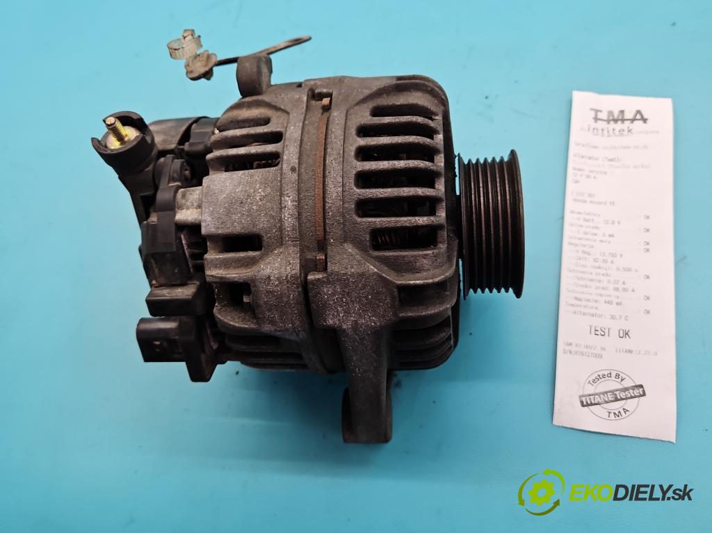 Honda Accord VI 1998-2002 1,8.0 16V 136 HP manual 100 kW 1850 cm3 5- Alternator 0124325006 (Alternátor)