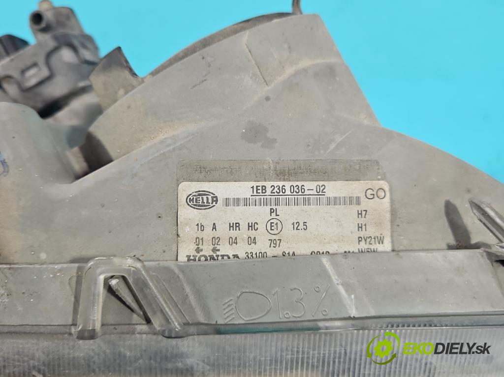 Honda Accord VI 1998-2002 1.8 16V 136 HP manual 100 kW 1850 cm3 5- Reflektor: pravý  (Svetlo predné pravé)