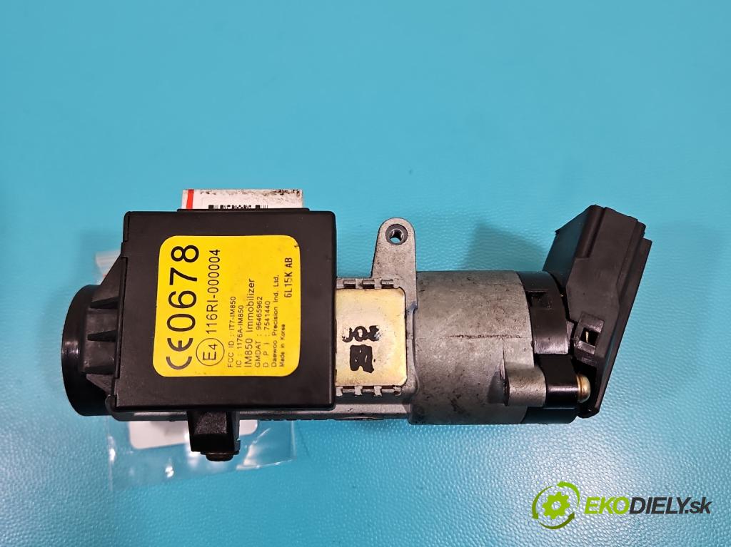 Chevrolet Spark II M200 2005-2010 1.0 67KM manual 49 kW 995 cm3 5- Spínačka 96465962 (Spínacia skrinka)