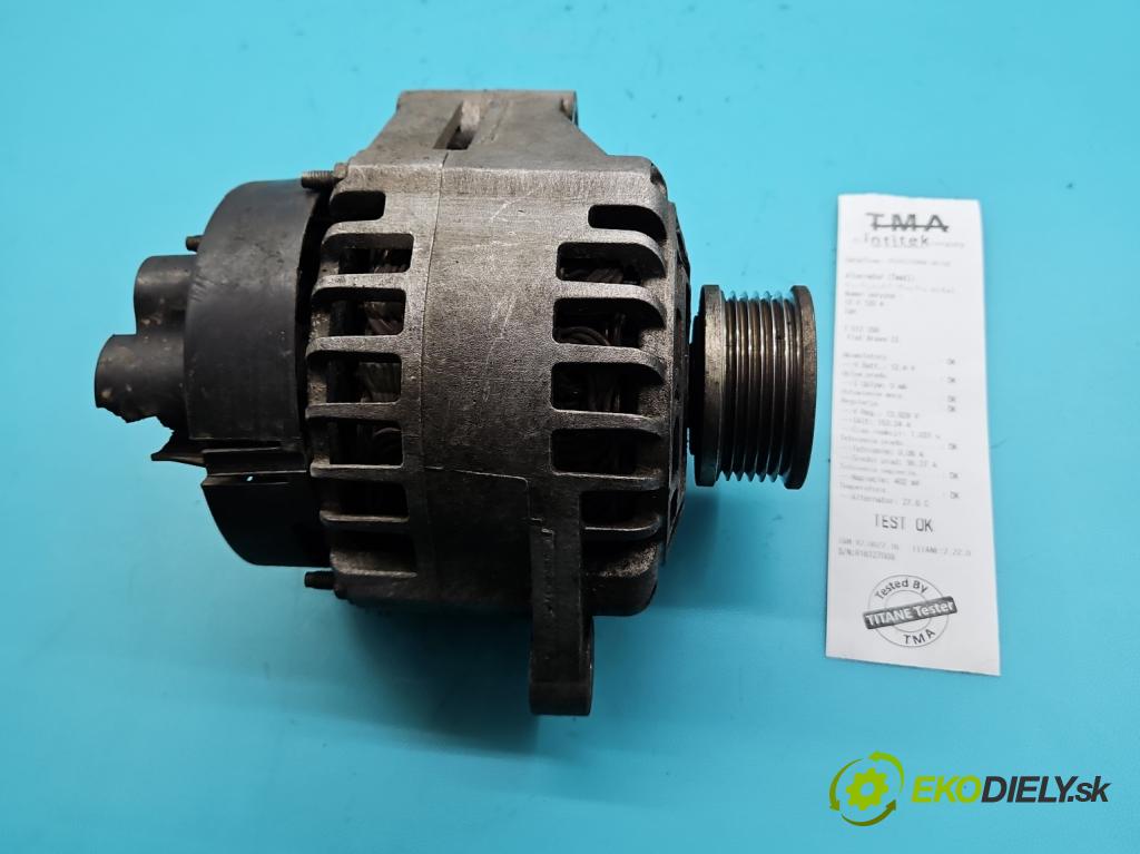 Fiat Bravo II 2007-2014 1.9 jtd 150 HP manual 110 kW 1910 cm3 5- Alternator 73503235 (Alternátor)