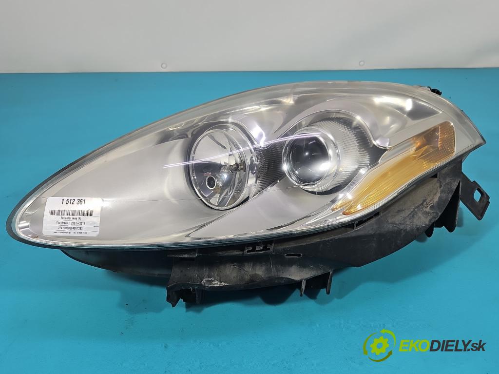 Fiat Bravo II 2007-2014 1.9 jtd 150 HP manual 110 kW 1910 cm3 5- Reflektor: ľavý  (Kľučka dverí ostatné)