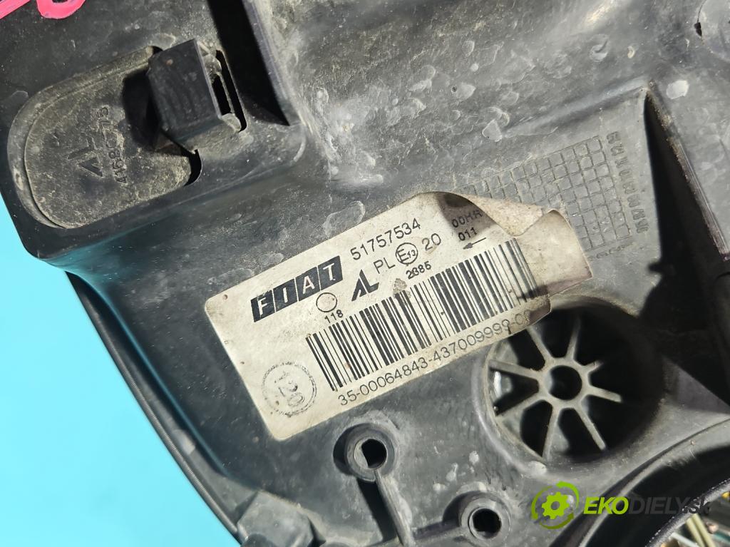 Fiat Bravo II 2007-2014 1.9 jtd 150 HP manual 110 kW 1910 cm3 5- Reflektor: pravý 51757534 (Svetlo predné pravé)