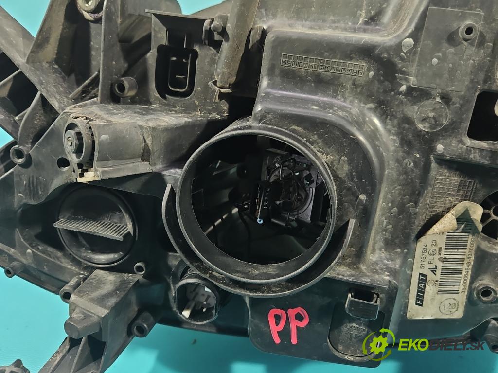 Fiat Bravo II 2007-2014 1.9 jtd 150 HP manual 110 kW 1910 cm3 5- Reflektor: pravý 51757534 (Svetlo predné pravé)