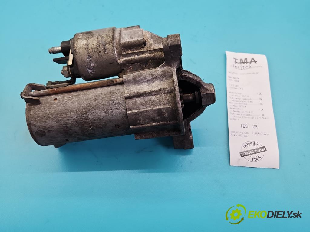 Citroen C4 I 2004-2011 1.6 16v 109 HP manual 80 kW 1587 cm3 5- štartér D6G3 (Štartér)