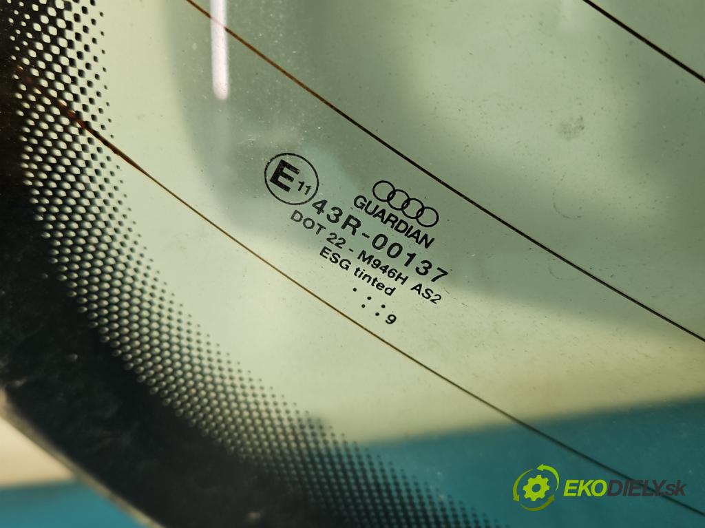 Audi A4 B5 1994-2001 2.5 tdi 150 hp manual 110 kW 2496 cm3 4- sklo zadní  (Zadní sklo)