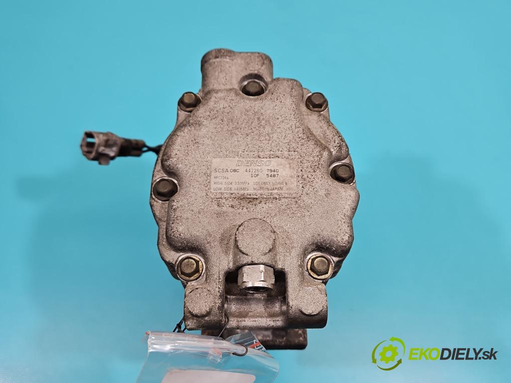 Subaru Legacy IV 2004-2009 2.0 B boxer 137 HP manual 101 kW 1994 cm3 5- Kompresor: klimatizácie 447260-7940 (Kompresor klimatizácie)