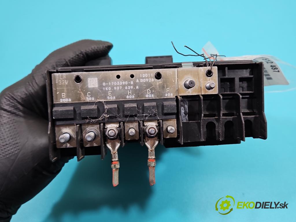 Skoda Yeti 2009-2017 1.2 TSI 105 hp manual 77 kW 1197 cm3 5- skříňka pojistková 1K0937118 (Pojistková skříňka)